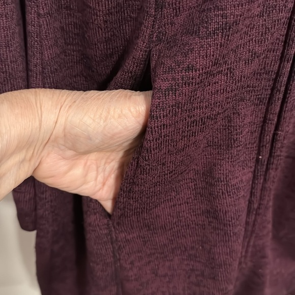 Kenneth Cole Reaction long sweater coat Sz Small detachable hoodie - Picture 3 of 8